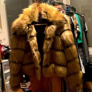 Short faux jacket size 0